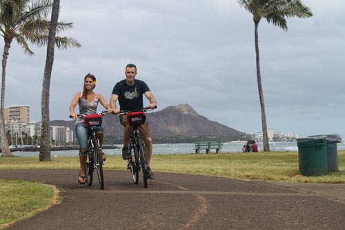 Bikes at Ala Moana