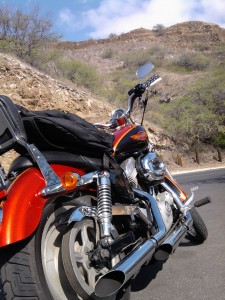 Sportster at Diamond Head